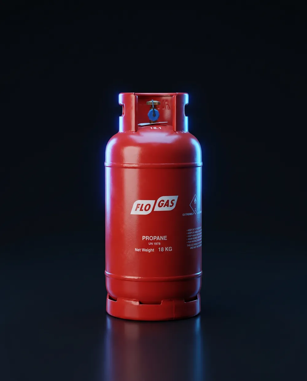 18kg forklift propane cylinder